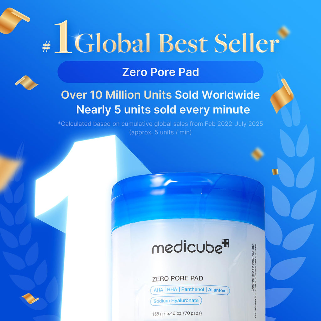 medicube Toner Pads Deep Vita C Facial Toner Pad for Uneven Skin Tone & Texture | Vitamin Water and 3 Types of Vitamin, Deeply Hydrating & Resurfacing Pad | Korean Skin Care, 70 Pads (1 Pack)